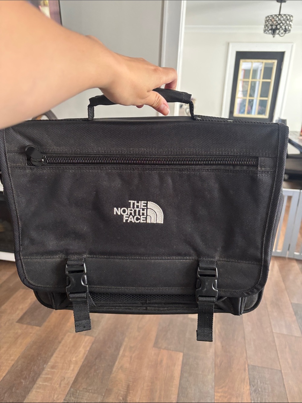 The North Face messenger bag